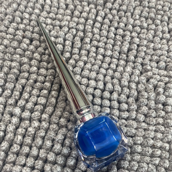 NEW Christian Louboutin Nail Colour Baraboum Blue Vernis A Ongles 0.4 oz, NWOB - Picture 4 of 7